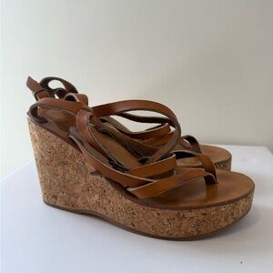 K.Jacques Wedge Sandals Size 39 #Lux-Sh-1